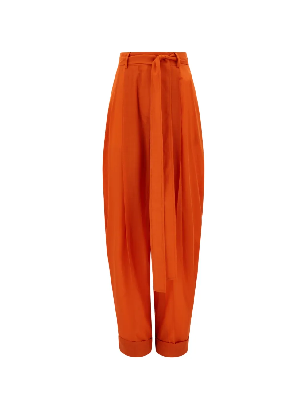 Ferragamo barrel-leg trousers - Arancione