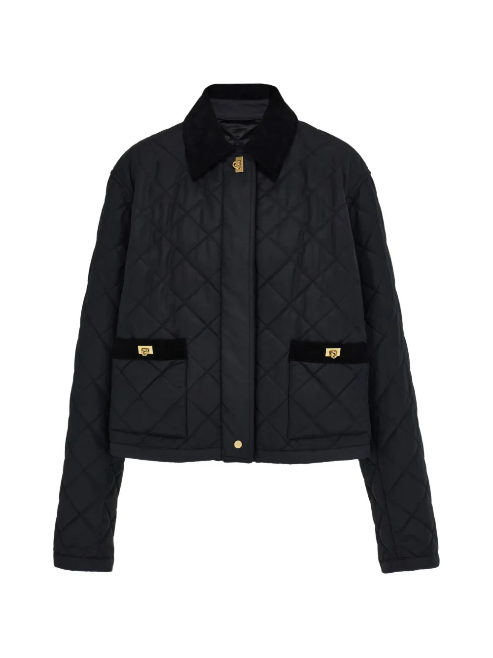Ferragamo Gepolsterter Blouson - Schwarz