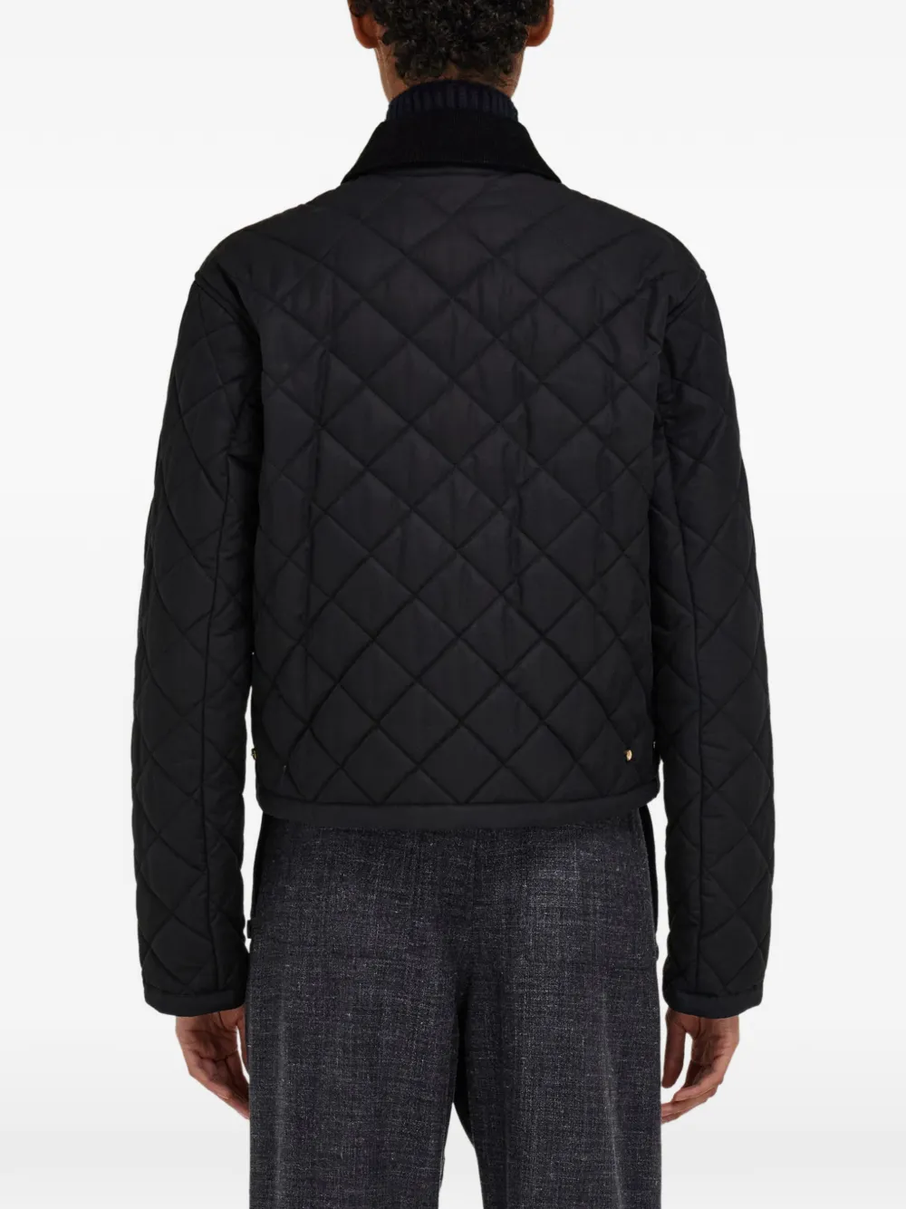 Ferragamo Gewatteerd bomberjack Zwart