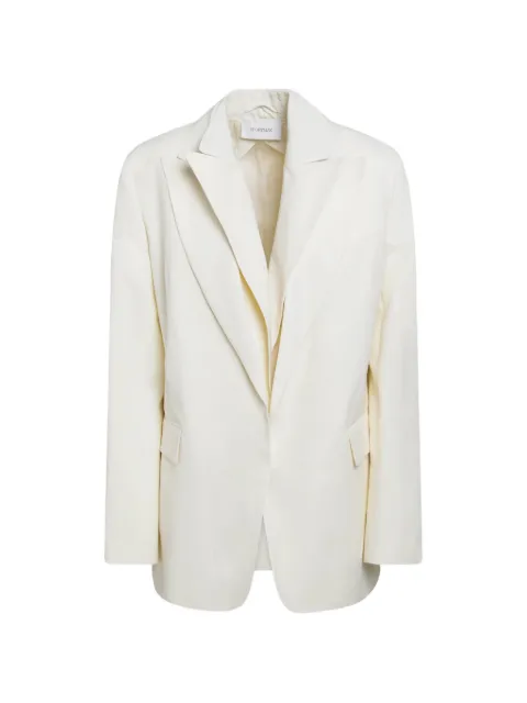 Sportmax peak-lapel flap-pocket blazer