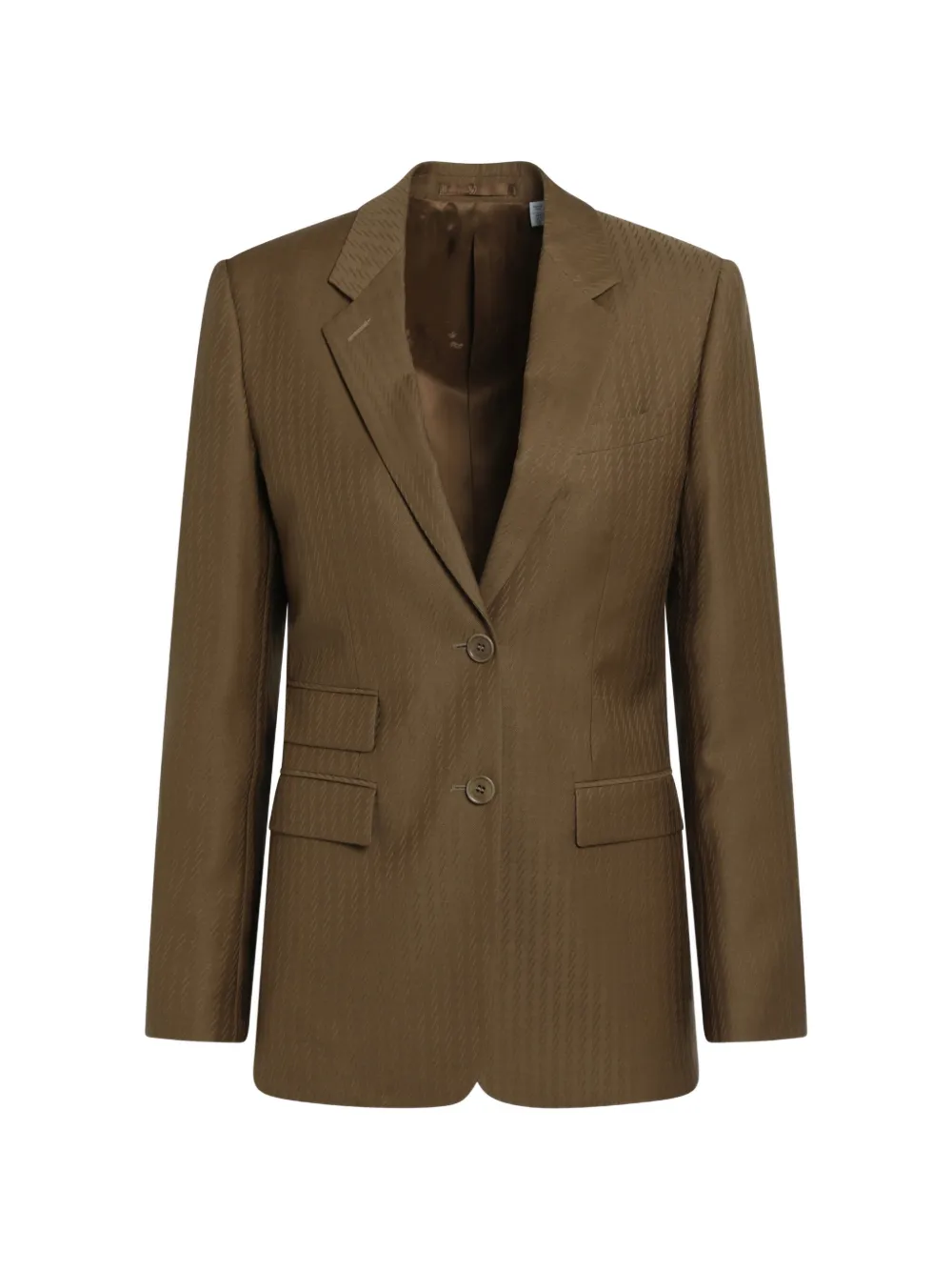 Burberry single-breasted blazer - Marrone