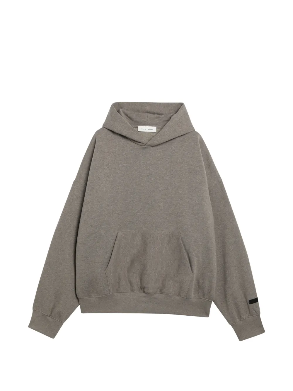 FEAR OF GOD ESSENTIALS logo-print drop-shoulder hoodie - Grau