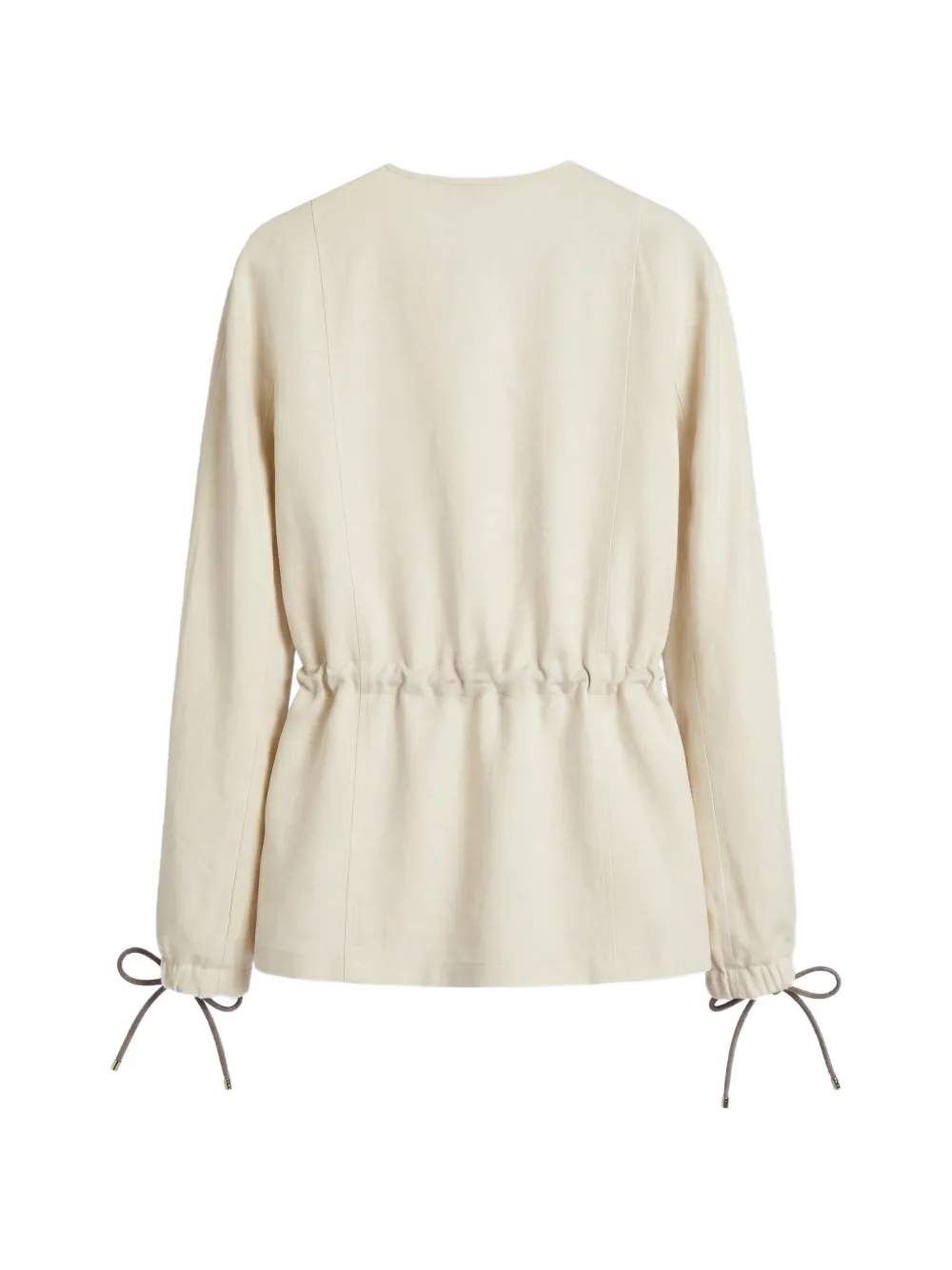 Max Mara Jack met trekkoordtaille Beige
