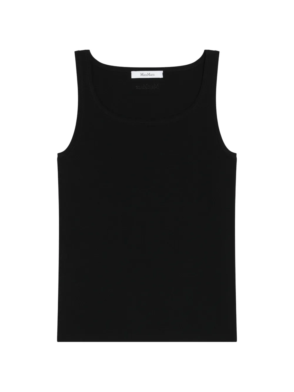 Max Mara ribbed-knit tank top - Nero