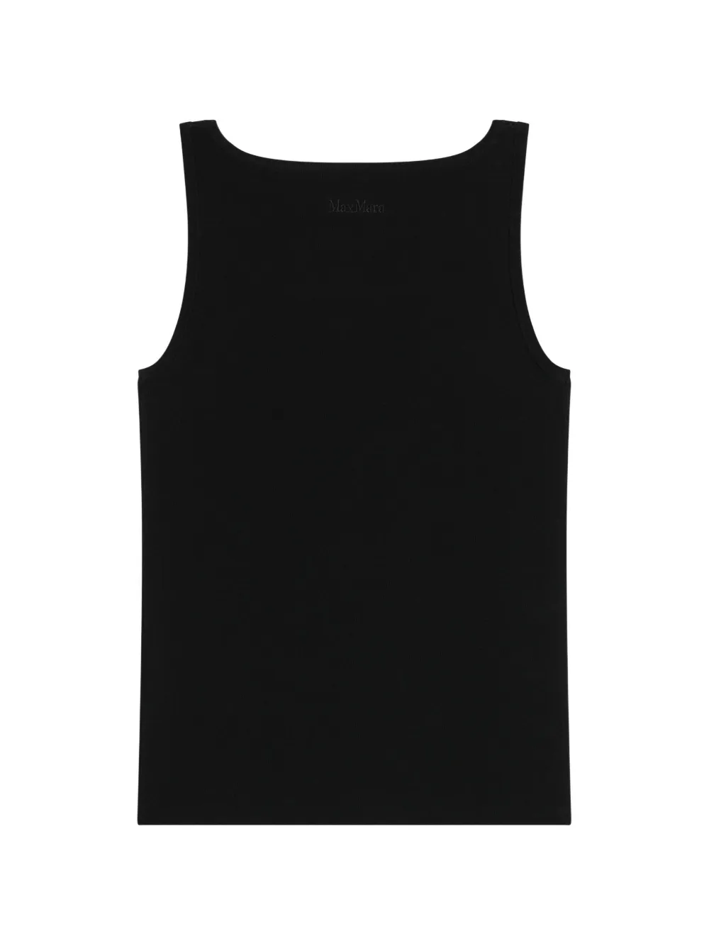 Max Mara Ribgebreide tanktop Zwart