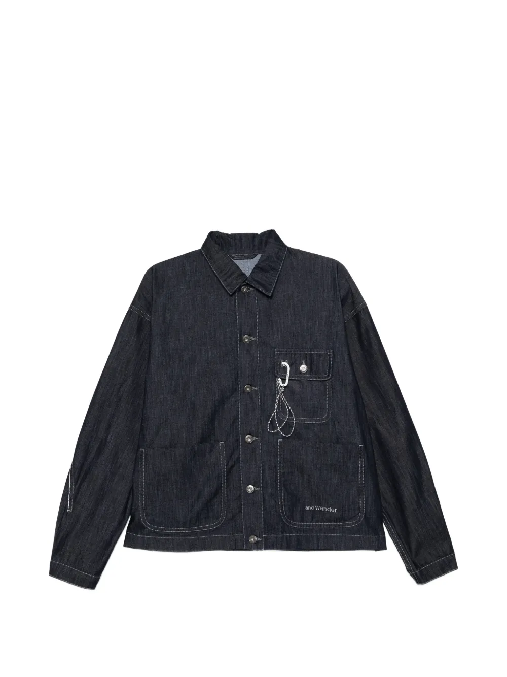 and Wander dry easy denim shirt jacket - Blu