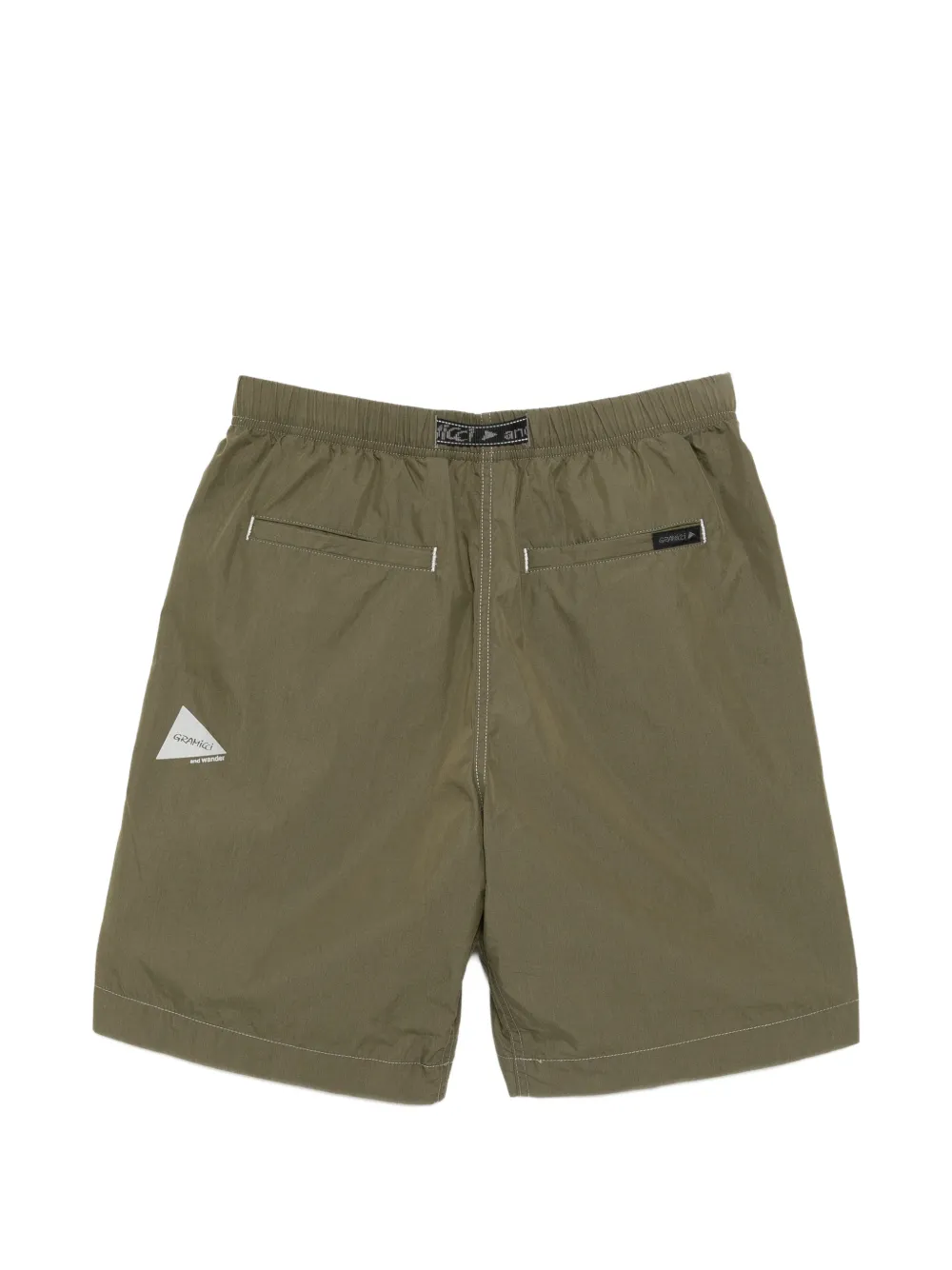 新品and wander x gramicciショートパンツ And Wander x Gramicci ショートパンツ | グリーン | FARFETCH JP