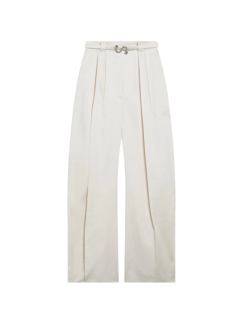 Sportmax belted pleated trousers - Bianco