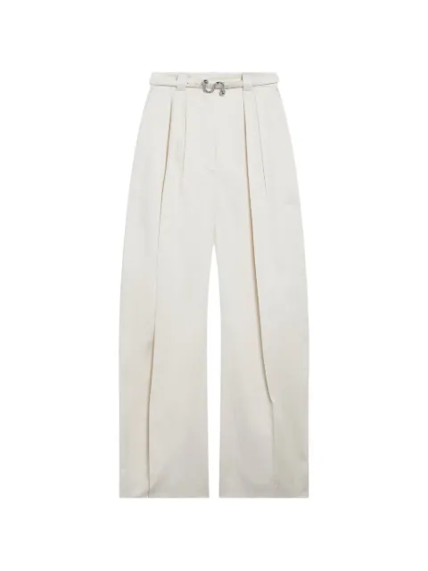Sportmax belted pleated trousers