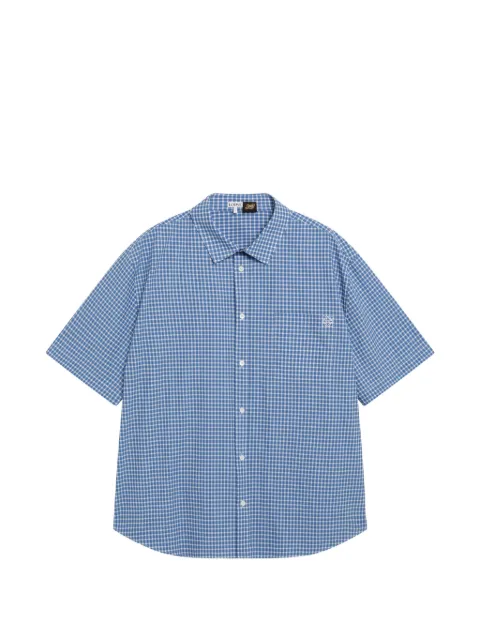 LOEWE camisa con estampado de cuadros gingham