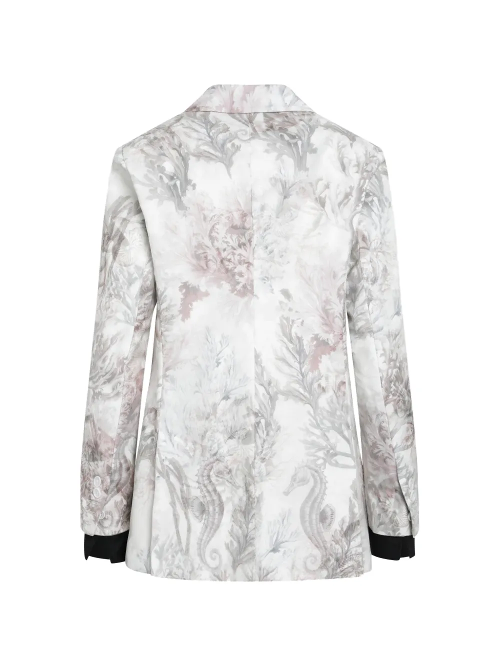 Max Mara Blazer met bloemenprint Wit