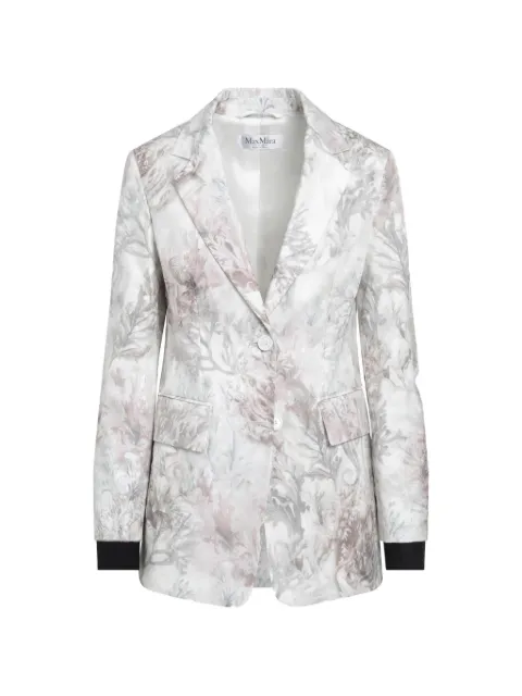 Max Mara floral-print single-breasted blazer