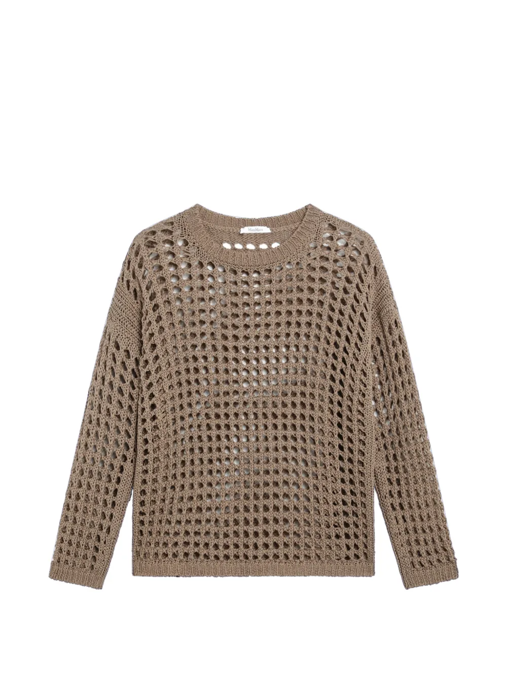 Max Mara open-knit sweater - Toni neutri