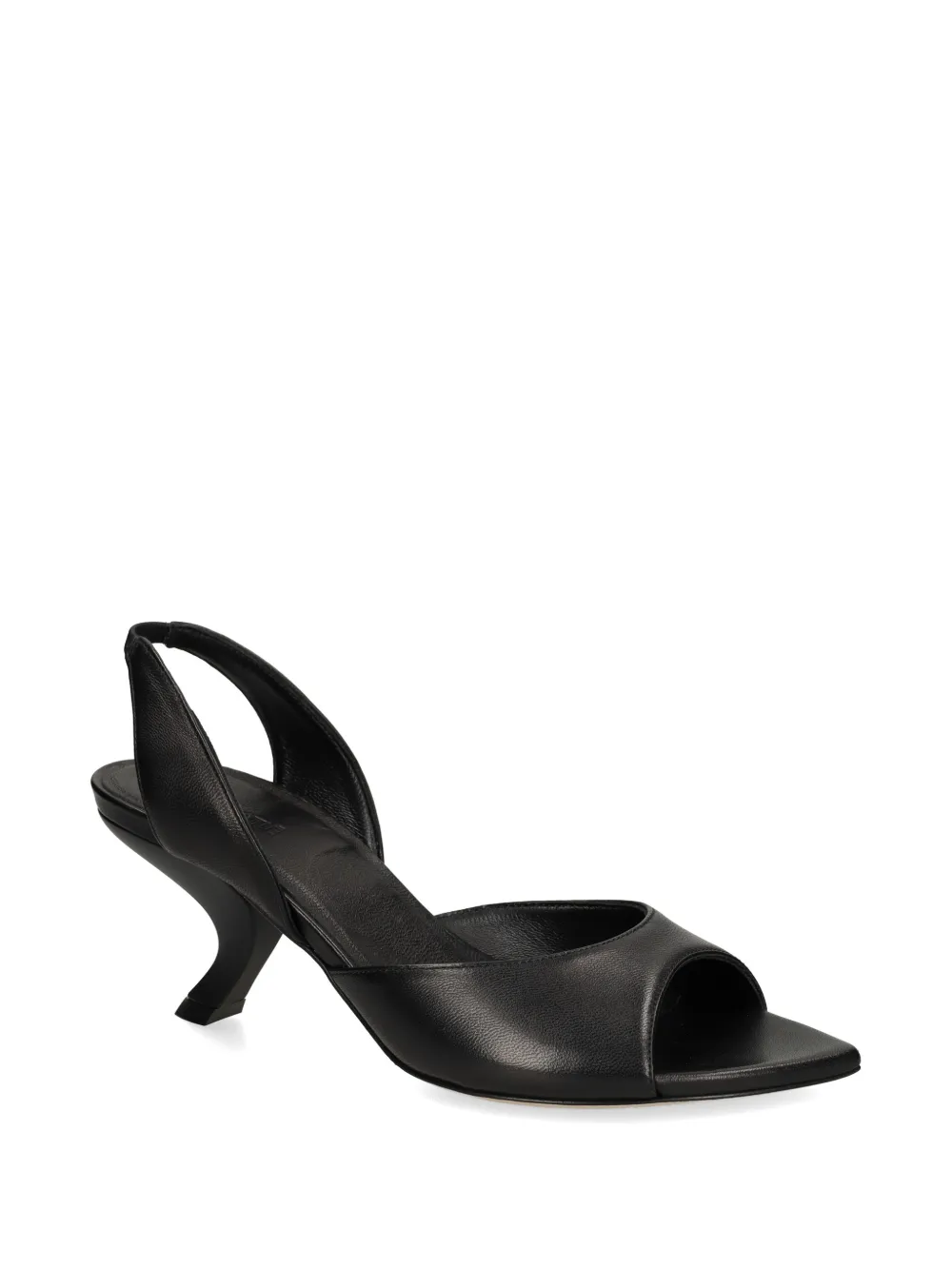 Vic Matie slingback sculpted-heel sandals Zwart