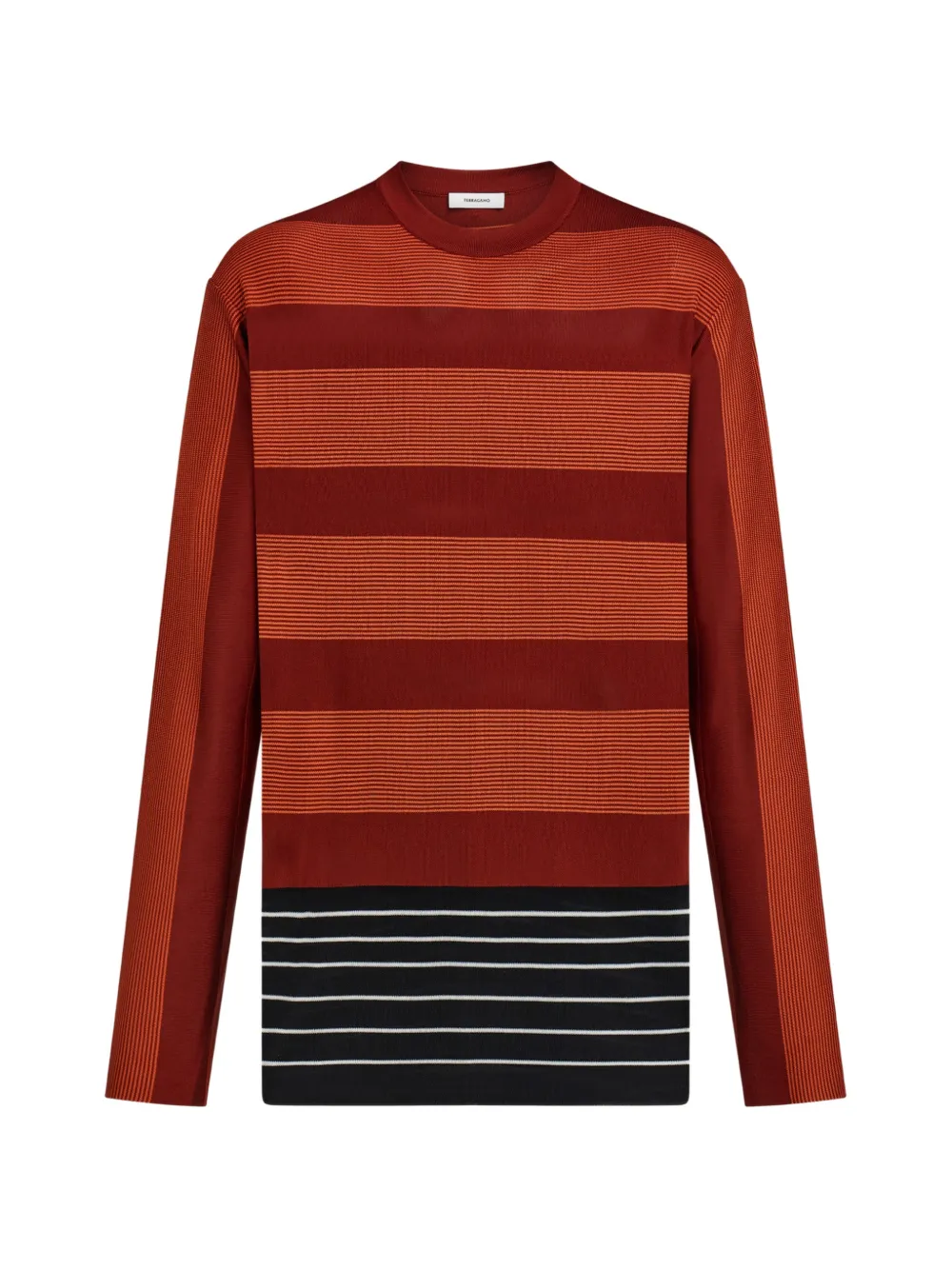Ferragamo striped sweater - Red