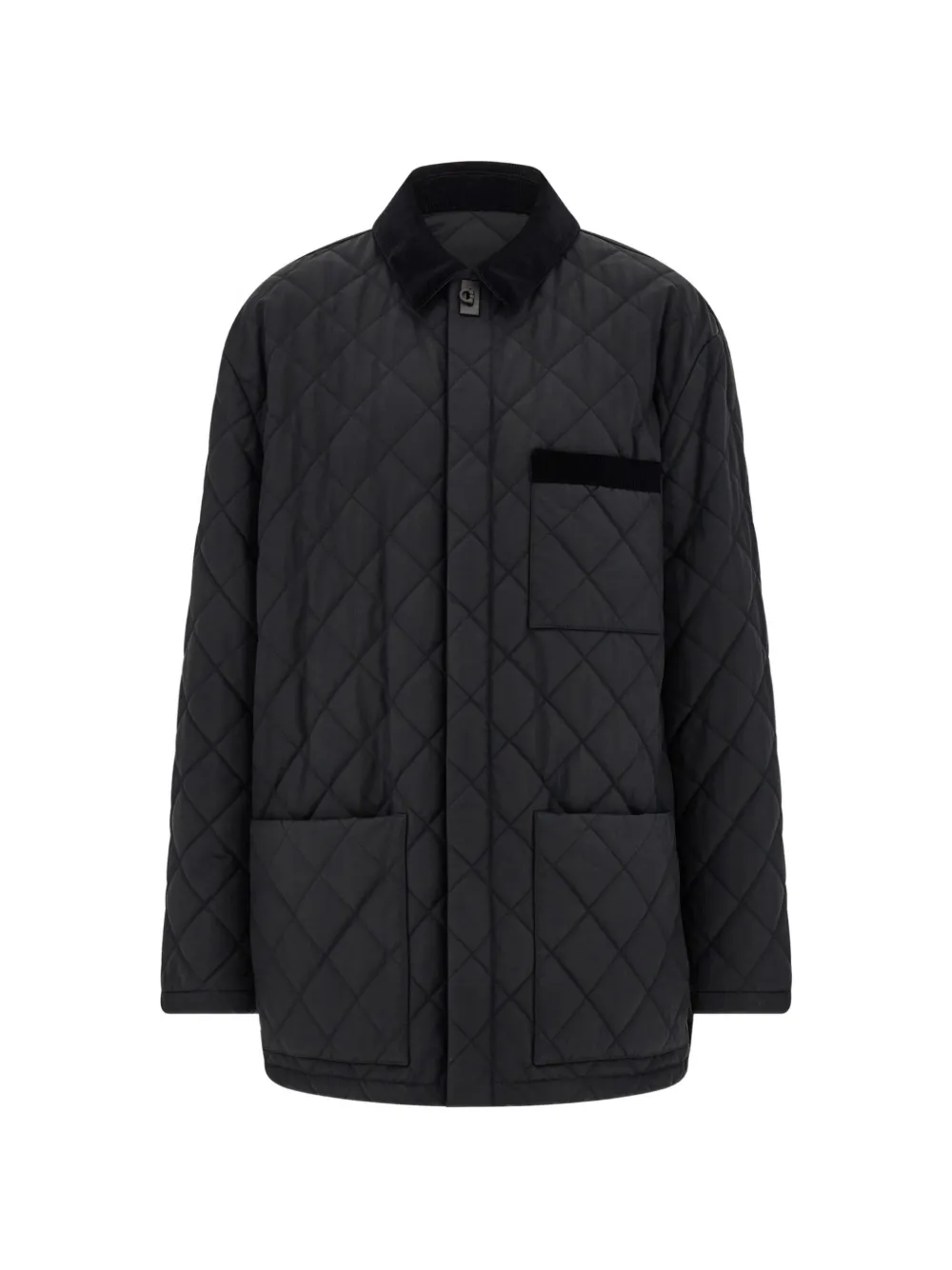 Ferragamo quilted jacket - Black