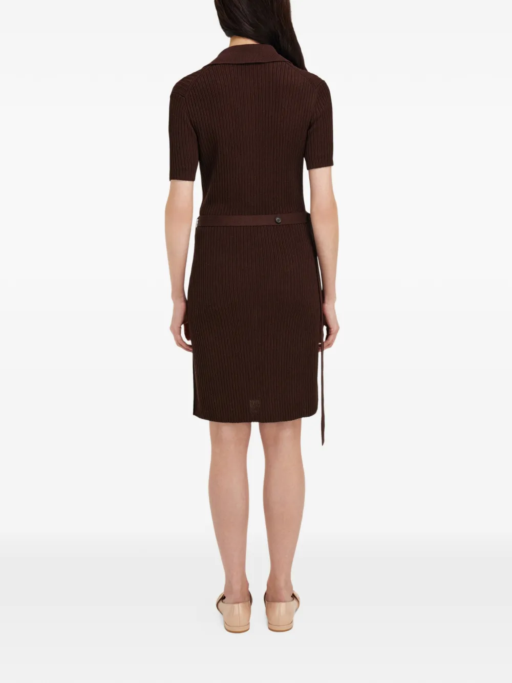Ferragamo Gebreide polojurk Bruin