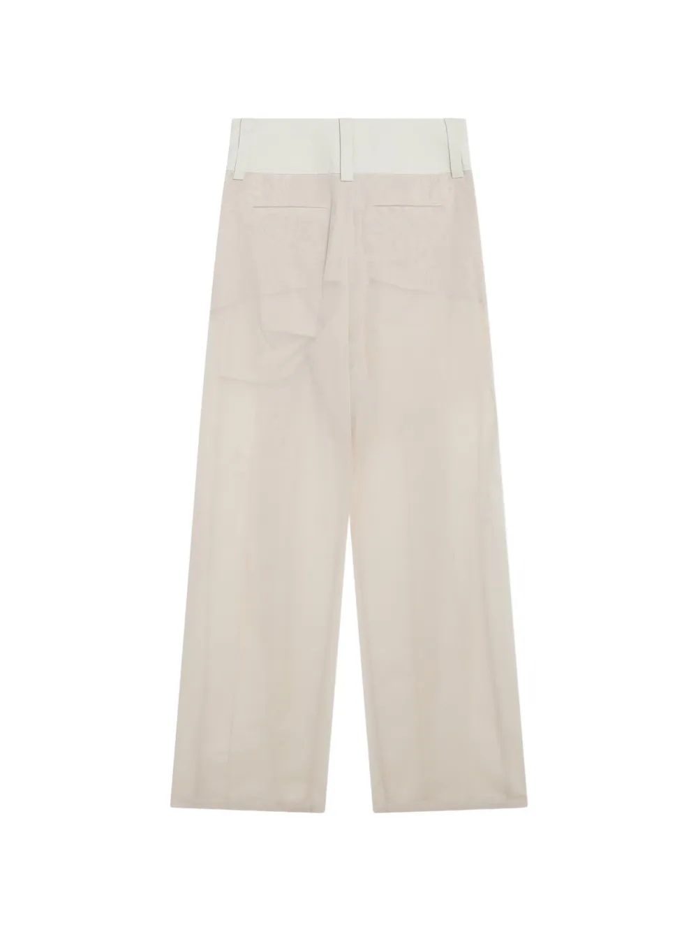 Sportmax Broek met wijde pijpen Beige