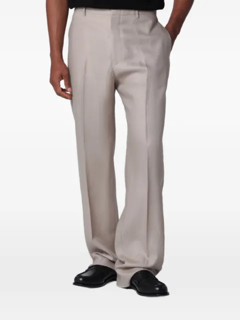 Tagliatore linen tailored trousers