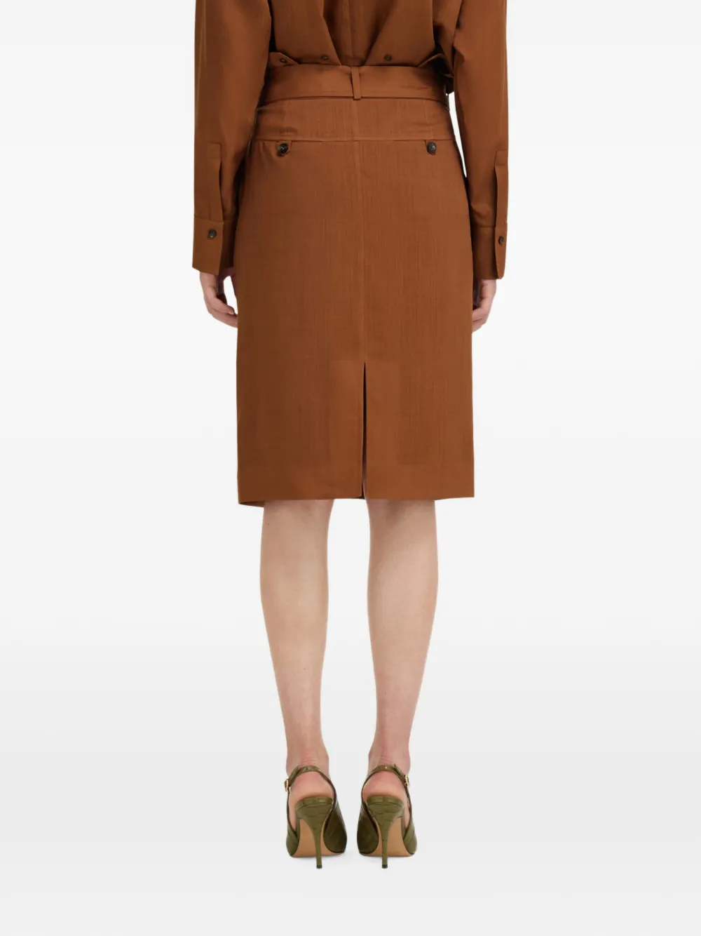 Ferragamo Midi-rok Bruin