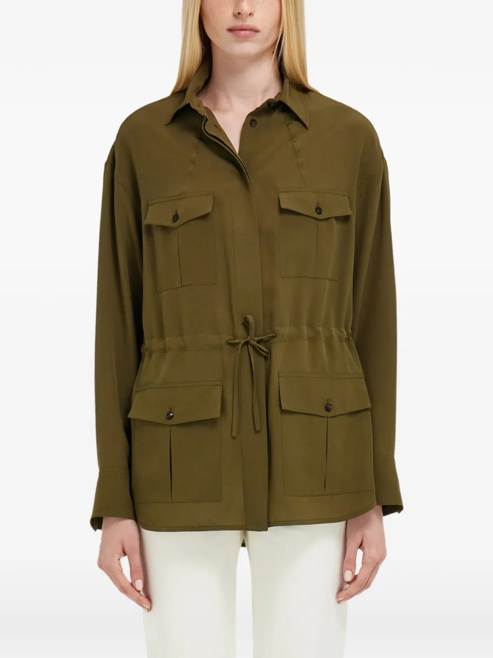 Ferragamo Safari shirtjack Groen