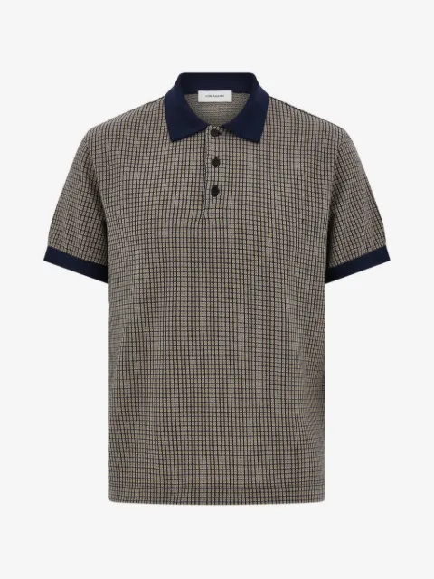 Ferragamo patterned short-sleeve polo shirt