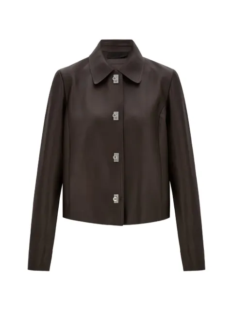 Ferragamo kasseformet nubuck-jakke