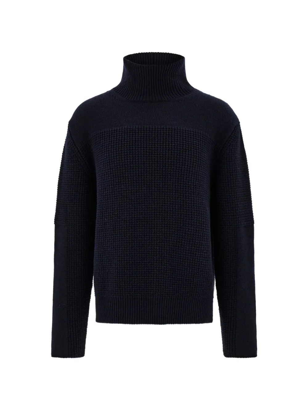 Ferragamo high-neck knitted sweater - Blue