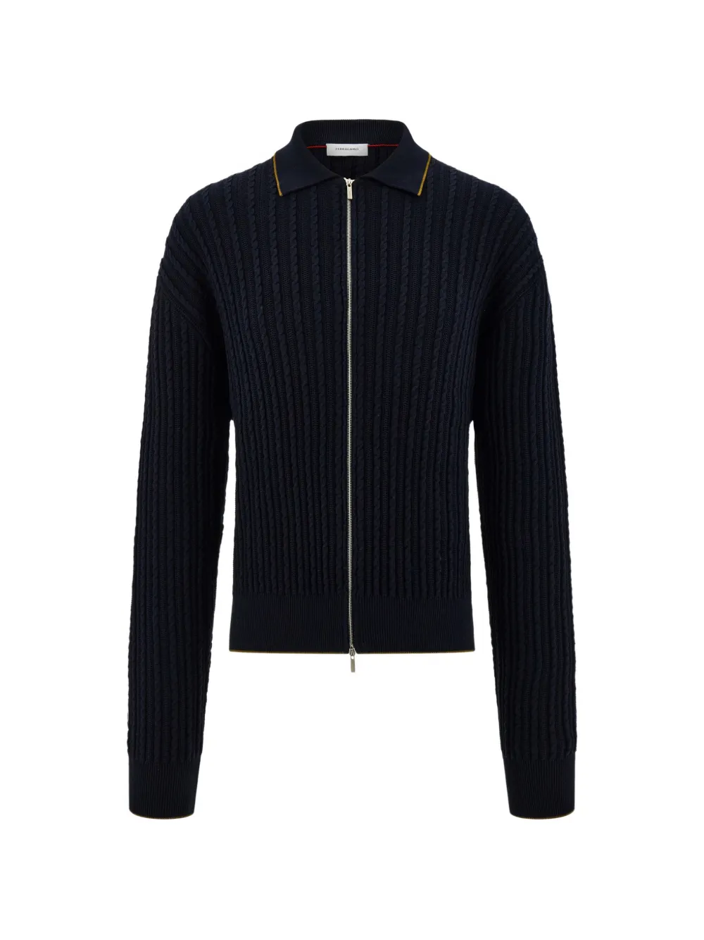 Ferragamo cotton and silk cardigan - Blu