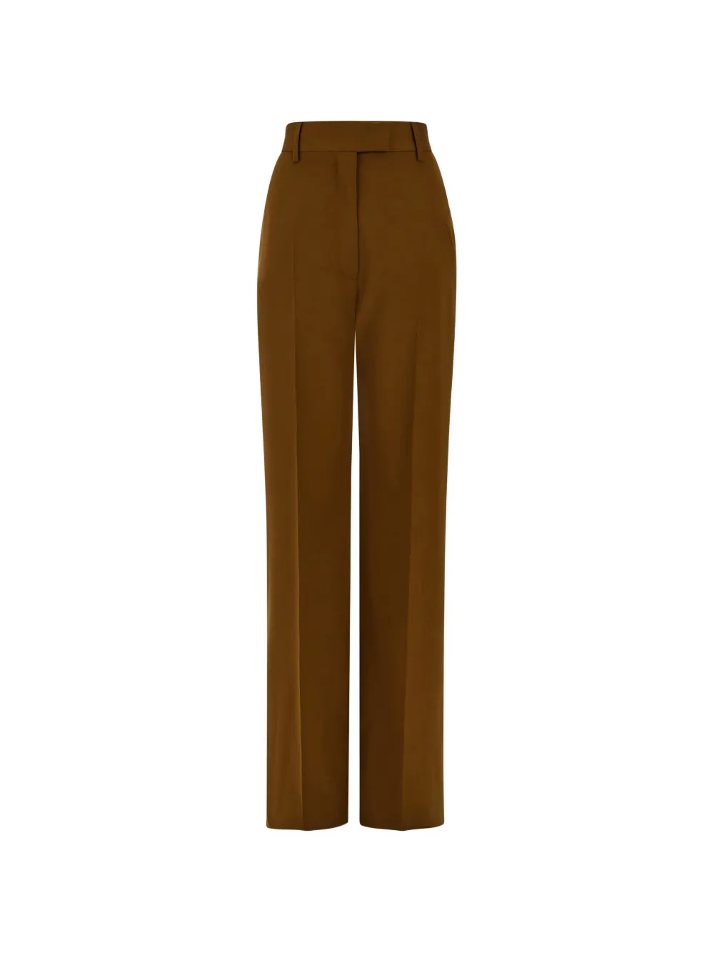 Ferragamo tailored trousers in chevron - Braun