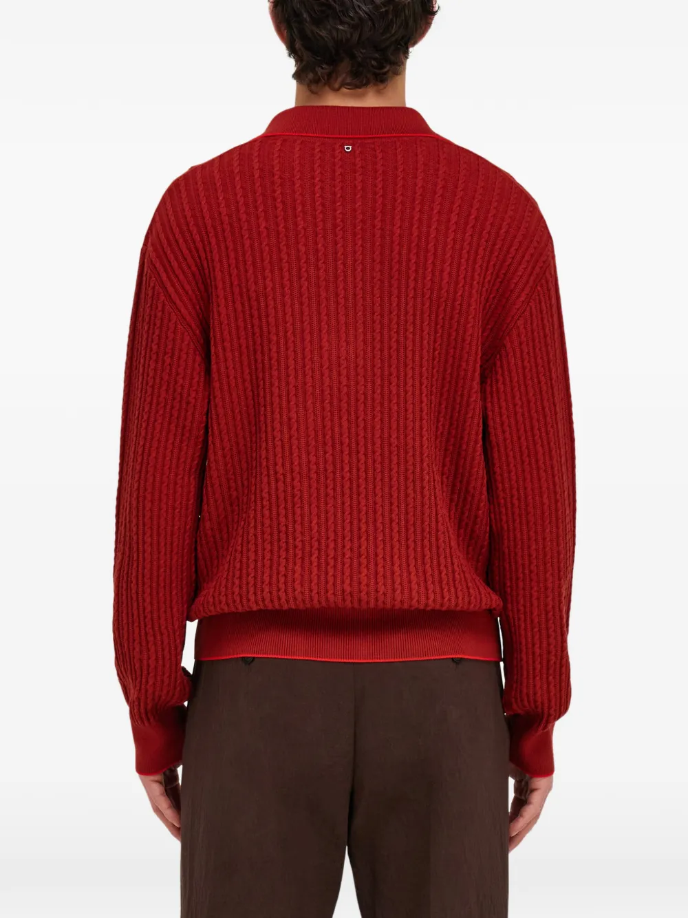Ferragamo Gebreide polotop Rood
