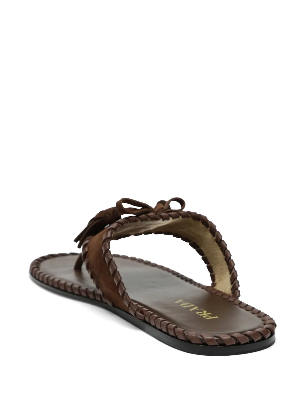Prada braided sandals Bruin