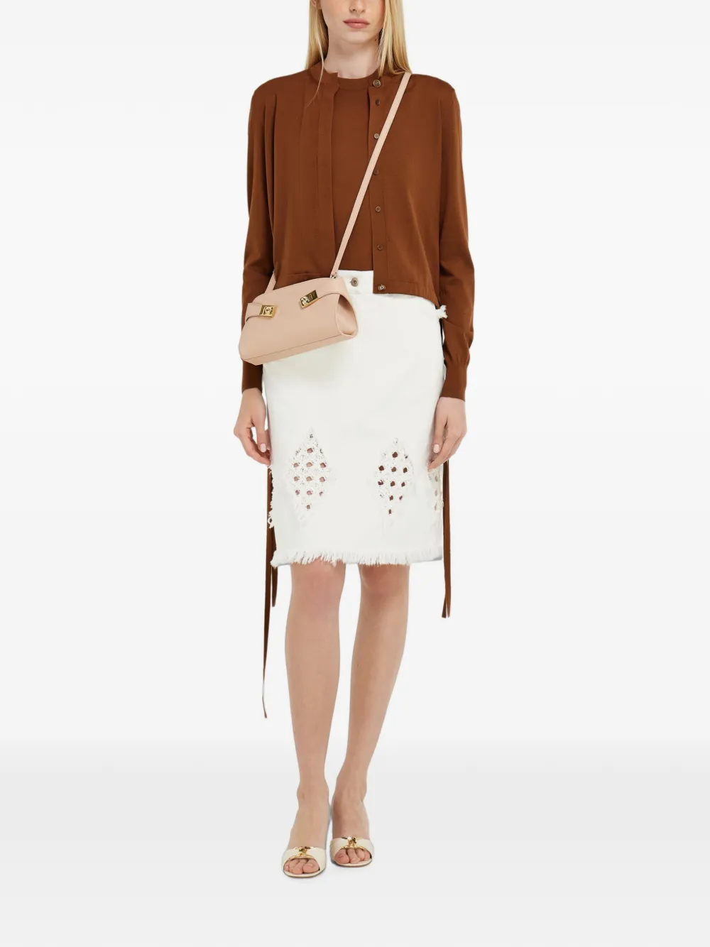 Ferragamo Hug crossbodytas Roze