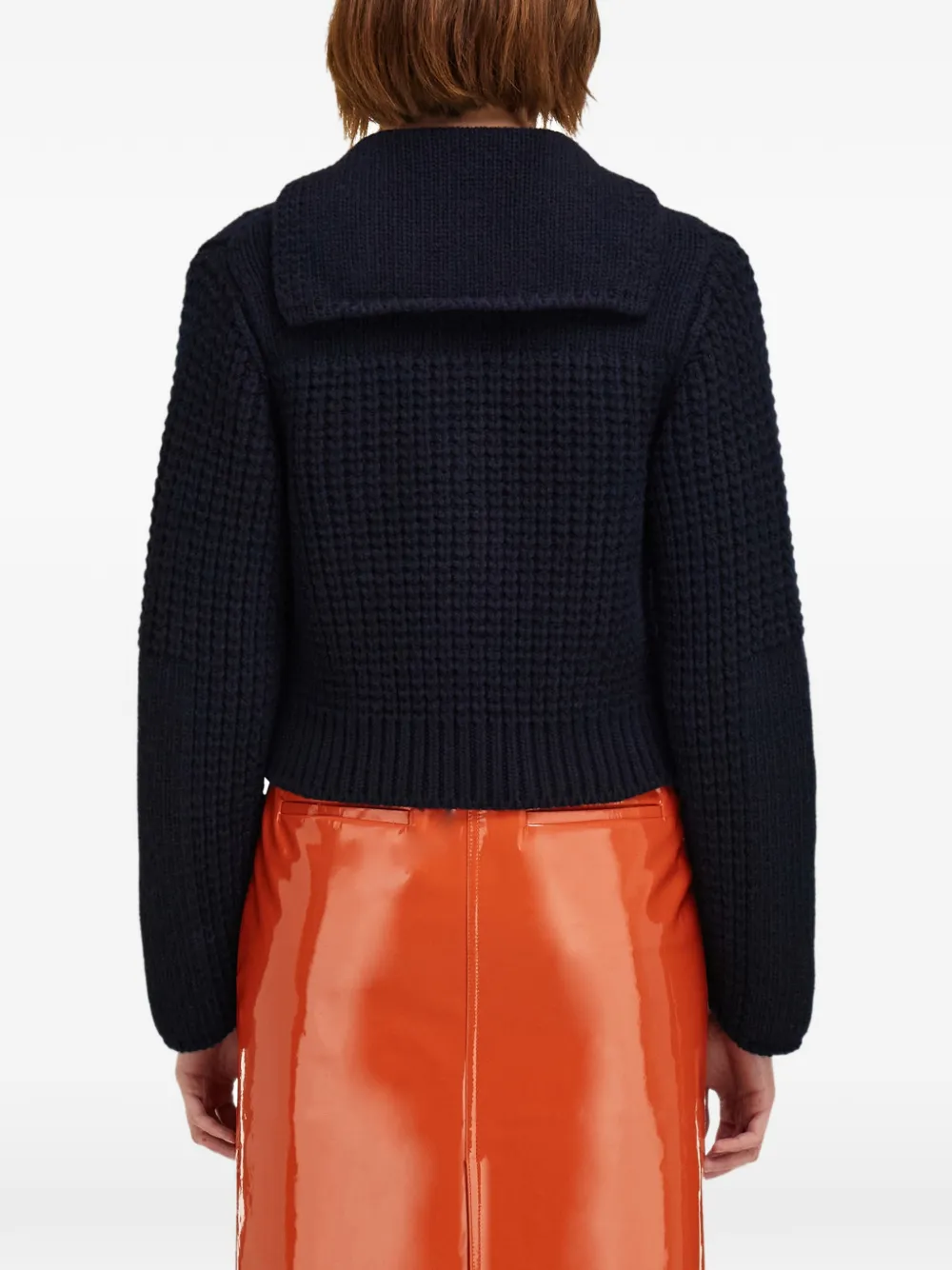 Ferragamo Vest met Gancini-knopen Blauw