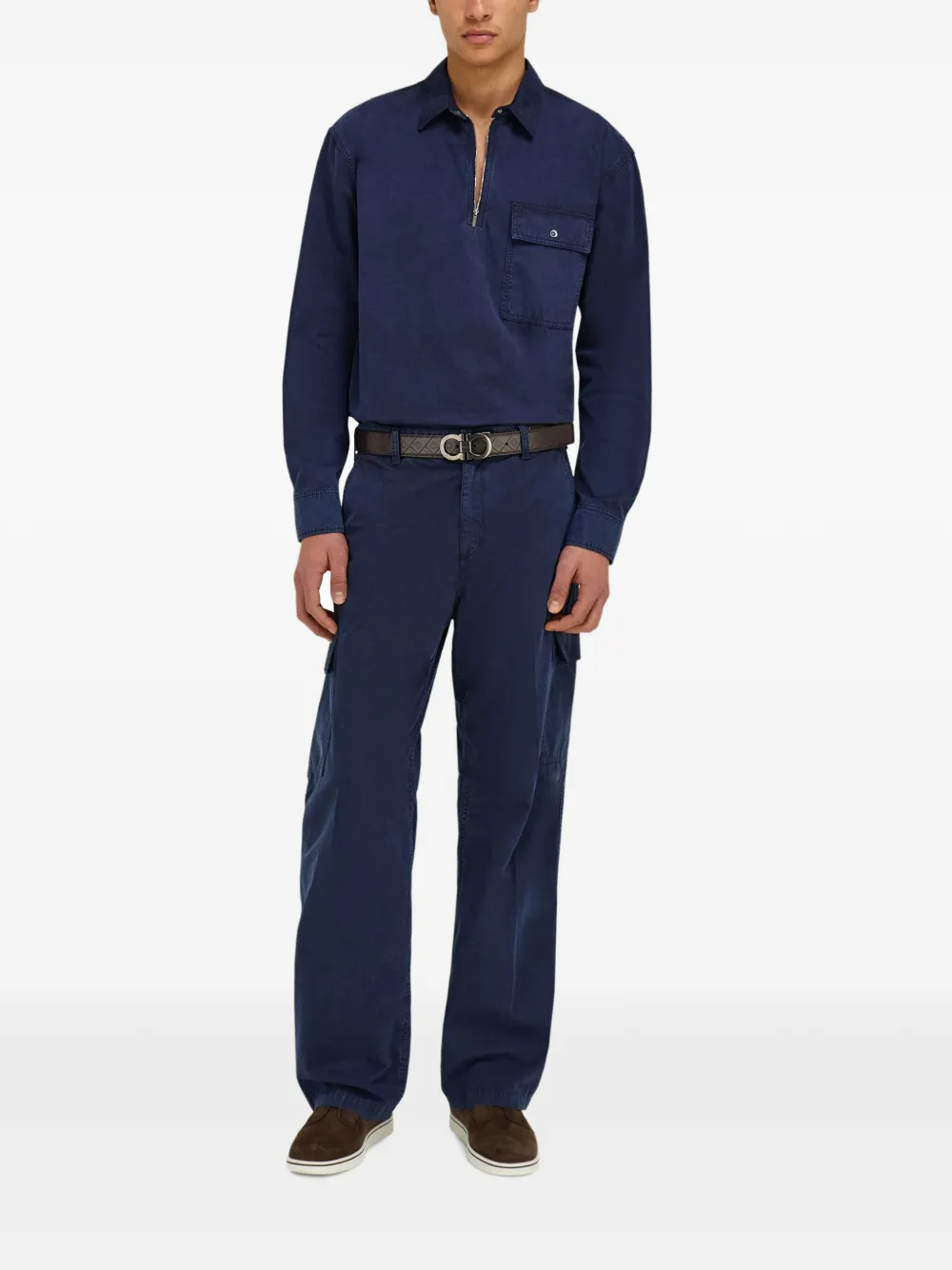 Ferragamo Cargo overhemd Blauw