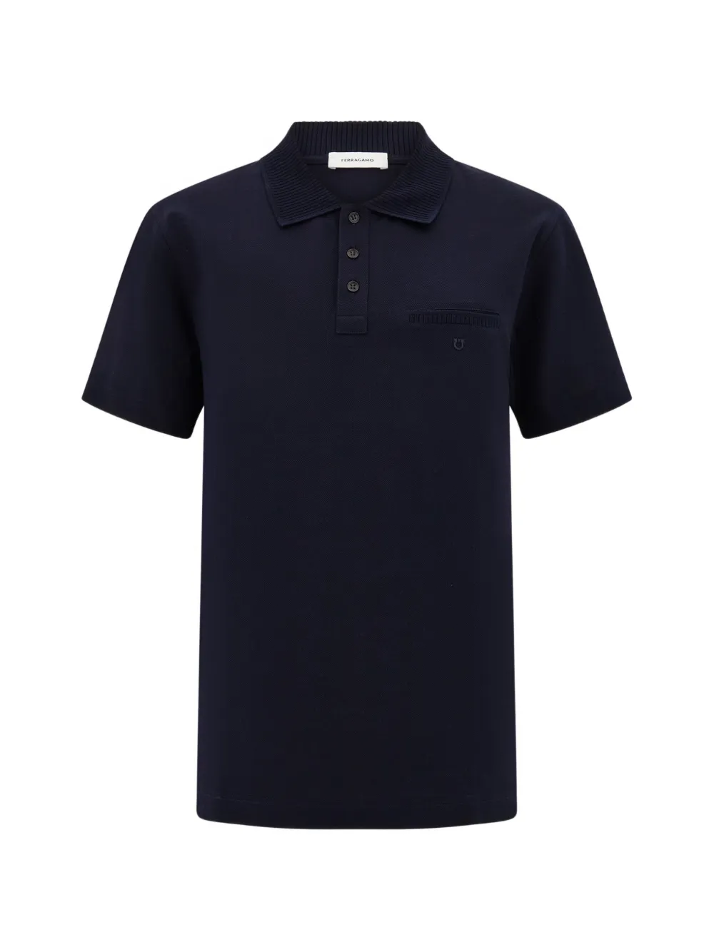 Ferragamo cotton polo shirt - Blu