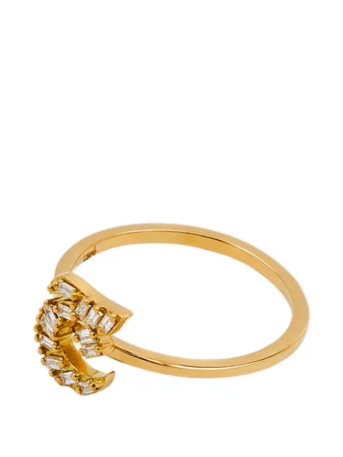 Bil Arabi Oula Letter Jeem diamond ring