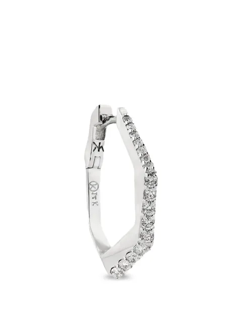 Kismet By Milka Disco Inferno diamond hoop earring