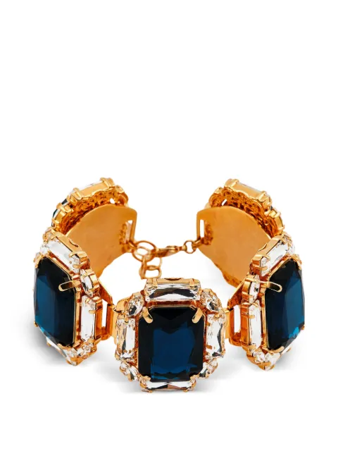 Anton Heunis Electra crystal-embellished gold-plated bracelets