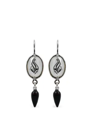 Chrome Hearts JoJo ドロップピアス | シルバートーン | FARFETCH JP