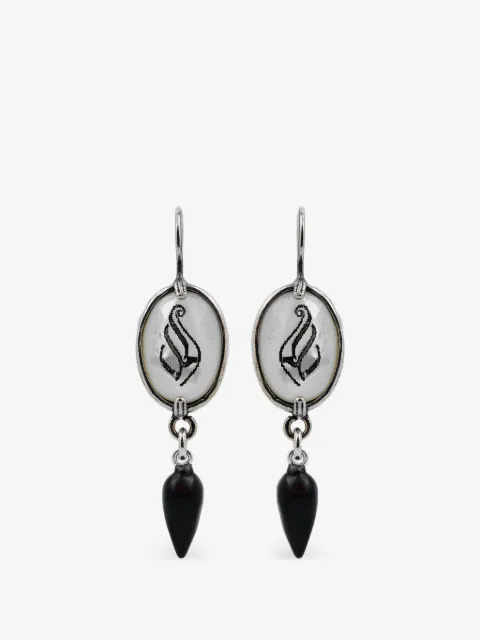 Gem Kingdom Hope onyx earrings