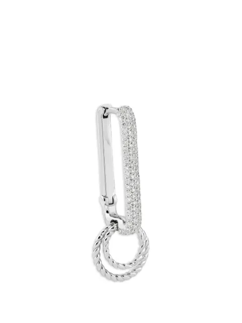Kismet By Milka 14K white-gold diamond single earring