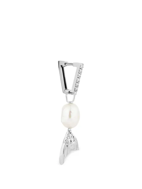 Kismet By Milka arete con dije de perla y diamantes