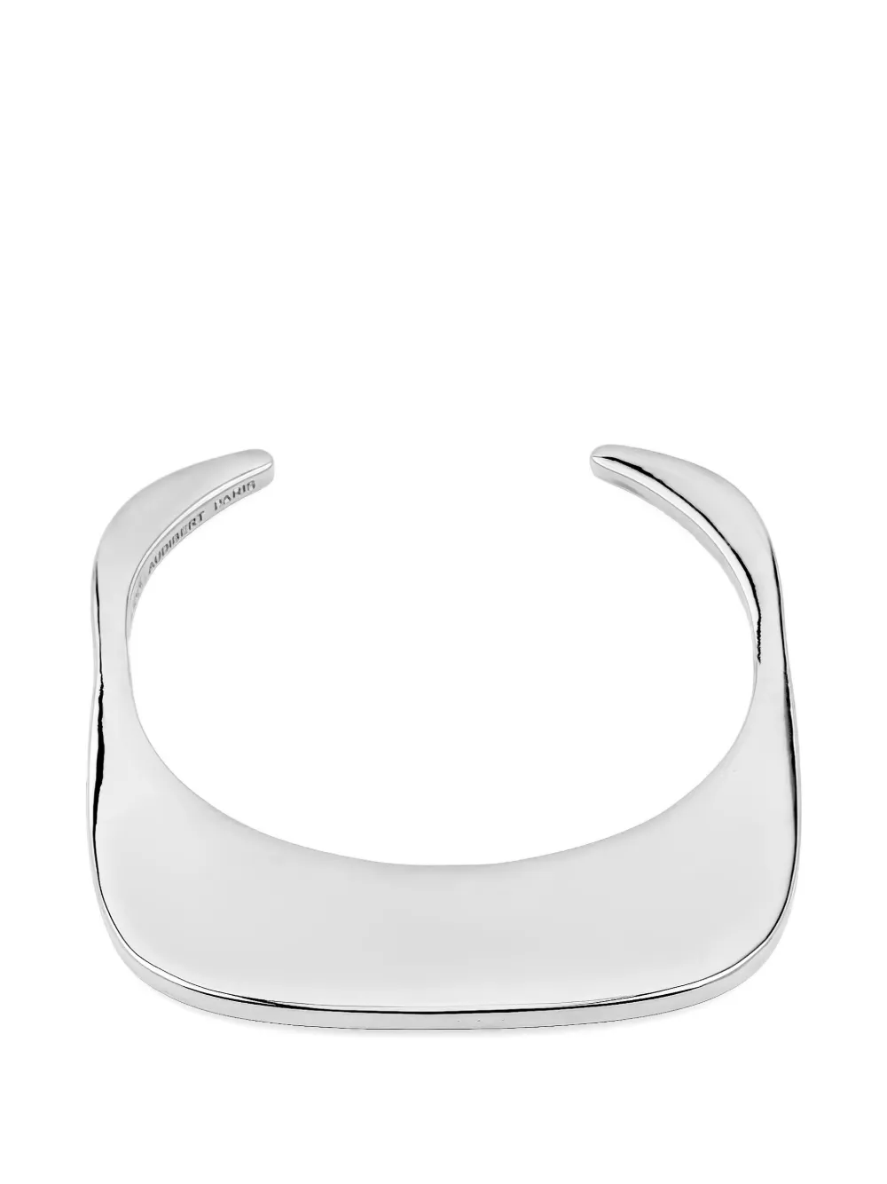 Philippe Audibert sculptural cuff bracelet - Argento