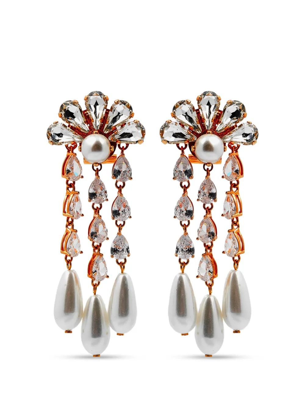 Anton Heunis crystal-embellished earrings - Gold