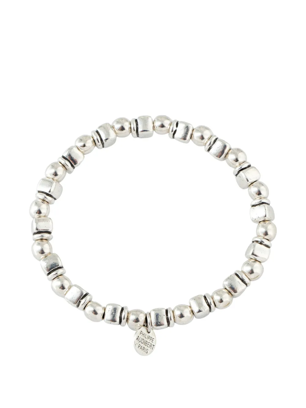 Philippe Audibert Noelia beaded bracelet - Argento