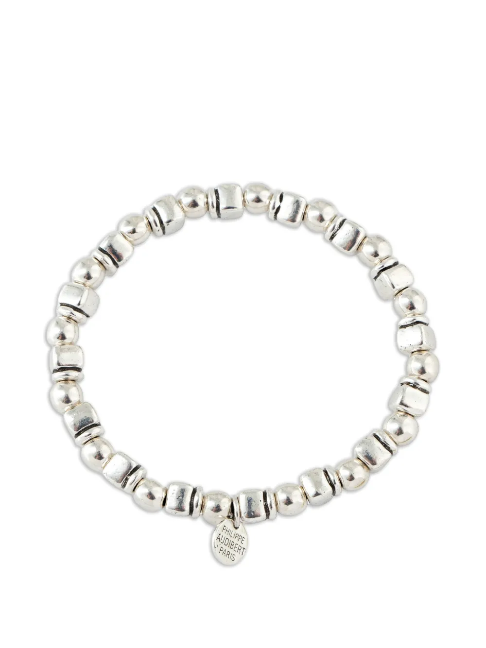 Philippe Audibert Noelia beaded bracelet - Argento