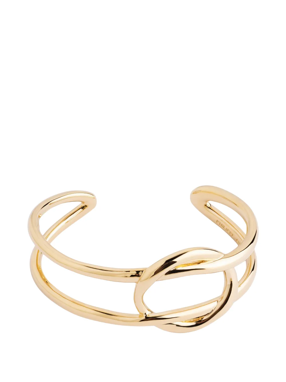 Philippe Audibert Elina knot-detail bracelet - Oro