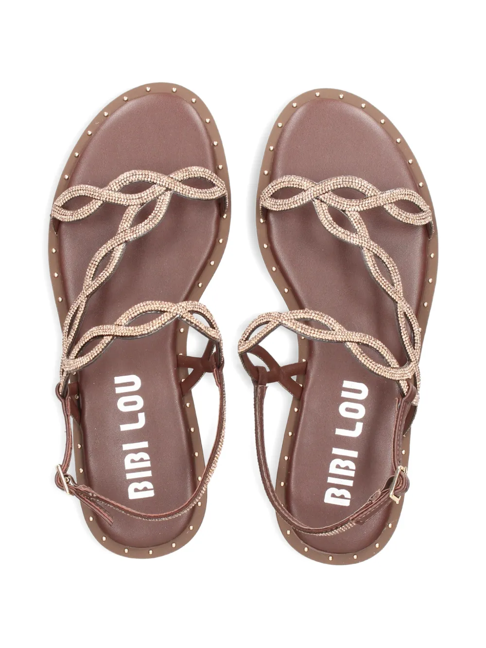Bibi Lou Illion crystal-embellished sandals Bruin