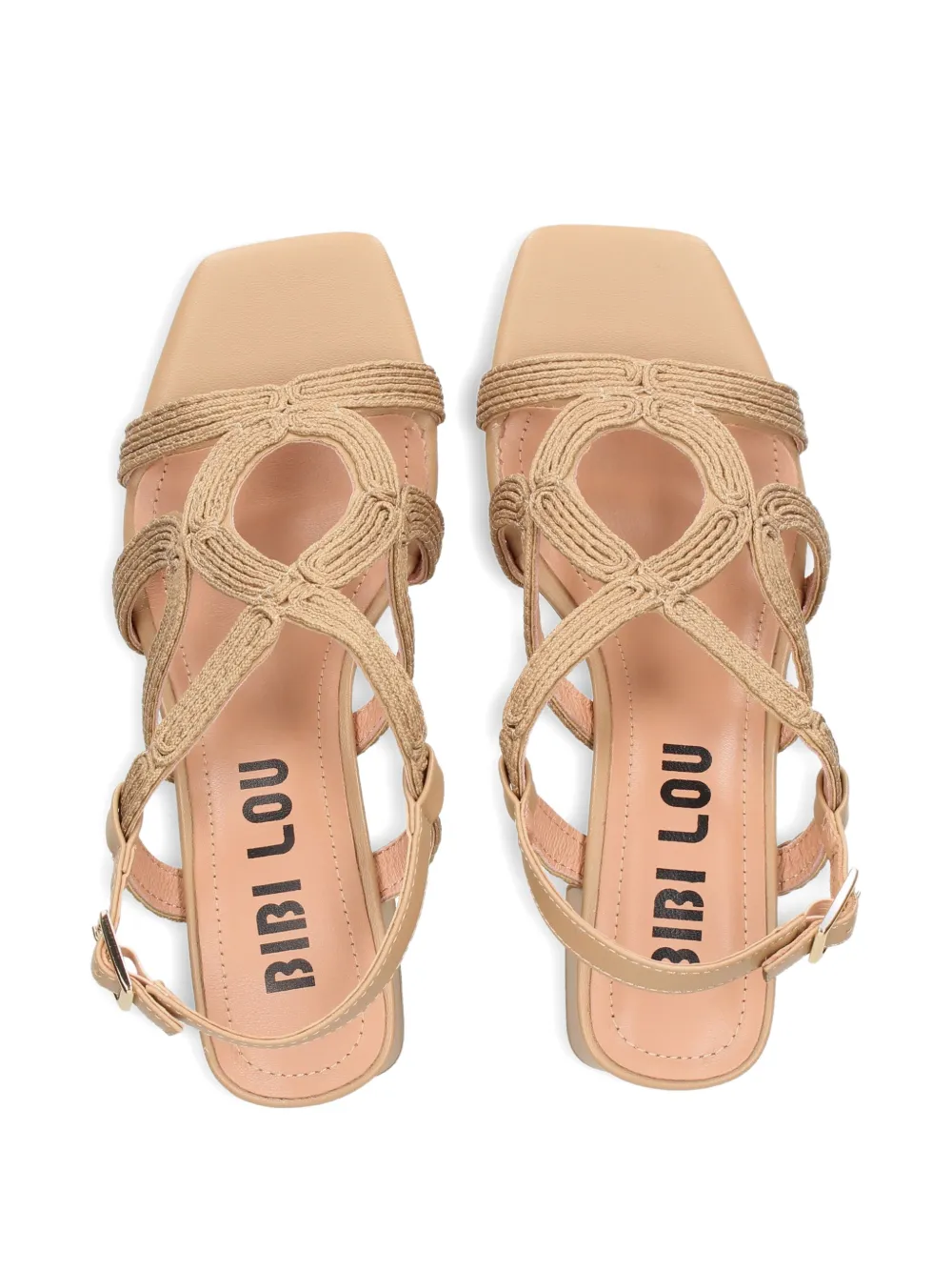 Bibi Lou Meli slingback sandals Beige